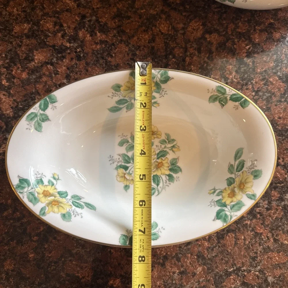 Noritake M Covered Round Vegetable Bowl w/ Lid Fine China Serving Dish Vintage